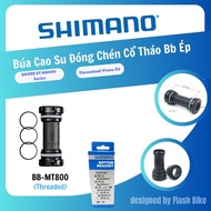 Shimano DEORE XT SLX BB- MT800 Trục Giữa Rỗng Vặn 68/73Mm BB Ép MT800- PA 89.5-92 Mm HOLLOWTECH II