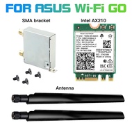 For ASUS WiFi Go Network Card Adapter M.2 Key A+E / Key E Support AX210 AX200 MT7925 MT7927 BE865 Tr