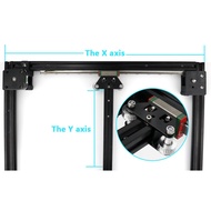 2Pcs CNC Aluminum Y Gantry Guide 3D Printing Accessories for Ultra-High-Speed for VzBoT 3D Printer