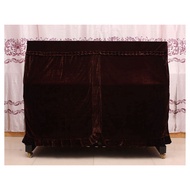 TECHCHIP-Three-Dimensional Piano Cover Gold Velvet Piano Cover Thick Piano Dust Cover Grand Piano Co