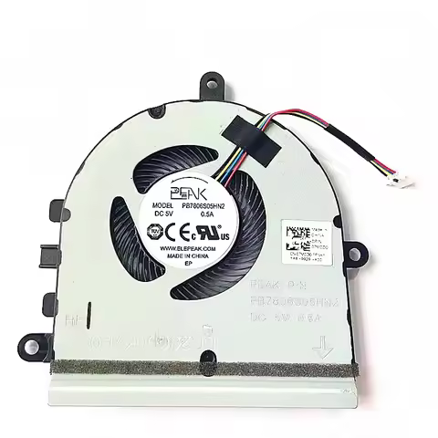 Original New CPU Cooler Fan for DELL Inspiron 5570 5593 5575 3583 P75F 3501 PB7806S05HN2