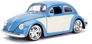 1959 Volkswagen Beetle Light Blue and Cream "Bigtime Kustoms" 1 :24 scale Diecast model