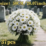 Cemetery Cross-Border Small Daisy Ornaments Fake Flowers Artificial Flowers Gypsophila Decorative Fl