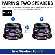 SONY-G200 Portable Bluetooth Speaker HECATE G200 RGB Lighting Magnetic Speaker BT5.3 Mini Sound Box 