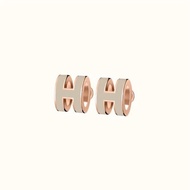 Hermes Mini Pop H Earrings 金 奶茶色耳環 預訂貨品