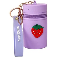 Bucket Bag Cute Small AMXE40CH84US G Silicone Backpack Makeup Keychain 3.34 * 1.96inch Storage Pouch