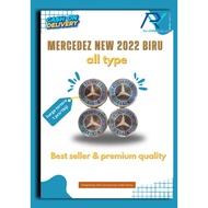 1pcs 75mm Mercedes-Benz Wheel Rim Cover All Ring 16 17 18 Blue rice Plate