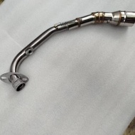 Exhaust pipe tengkok Sym jet x150 x 150 stainless 26-51mm