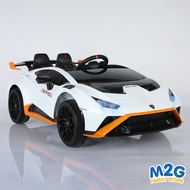 M2G รถไฟฟ้าเด็กเล่น Lamborghini รถแบตเตอรี่เด็ก ดริฟท์ได้ ลิขสิทธิ์แท้ลัมโบร์กีนี **พร้อมส่งจากไทย**