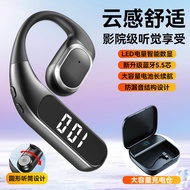New wireless F62Non-in-ear business digital display air conduction ear-hook earphone with ultra-long