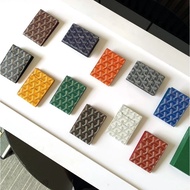 DR Goyard Goyard Dog Tooth Wallet INSERT VICTOIRE Card Holder Wallet Passport Book Holder Coin Purse