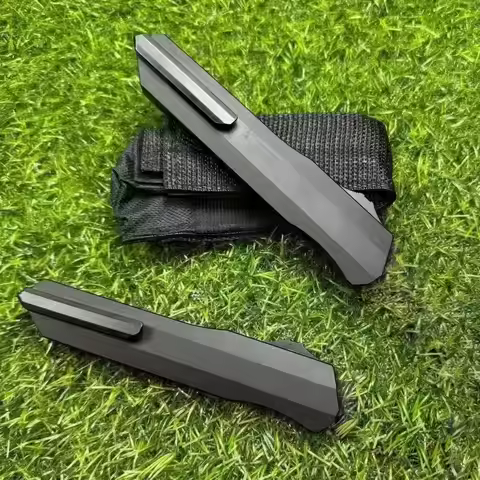 Micro Utility Knife Tech Cypher Pocket Knife Smooth Aviation Aluminum CNC Handle Outdoor Camping Hun