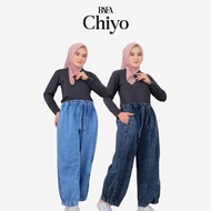 New Invis - Super Jumbo Chiyo Pant Women's Jeans, Wash Jeans Material, Size LP 84-140 cm