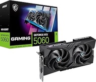 MSI GeForce RTX 5060 8G Gaming OC - 8GB GDDR7 (28Gbps/128-bit), PCIe 5, Boost: 2625 Hz, HDMI 2.1b, D