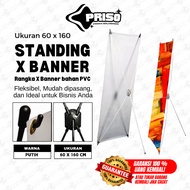 White Pvc X Banner Frame 60x160