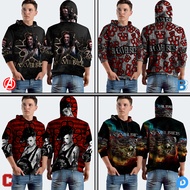 Black Veil Brides Hoodie Jumper Fullprint Pullover Hoodie Polyester Jersey Material | BVB-20309401