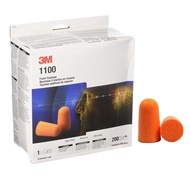 3M 1100 EARPLUG UNCOARDED FOAM ,200PAIR/BOX