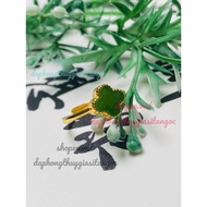 4-leaf clover ring jade sdep 5A natural