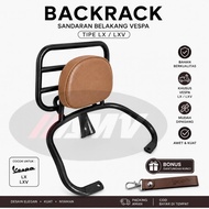 Back Rack Rear Backrest for Vespa Metic Lx125 Lx150 Lxv Vespa Metic Motorcycle Accessories/