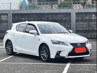 2016年 LEXUS凌志 CT200h F Sport豪華 白1.8油電  跑9萬