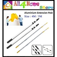 4M/5M Adjustable Aluminium Extension Pole/Batang Panjang Cat Extend/Adjustable Paint Stick/Telescope