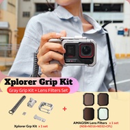 Insta360 Ace Pro 2 Xplorer Grip Kit Aluminum Metal Case Ergonomic Handle Mount For Insta 360 Ace Pro