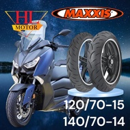 Tayar Yamaha Xmax 400 Victra S98 Maxxis Tires 120/70-15 & 140/70-14 Maxis S98st tyre