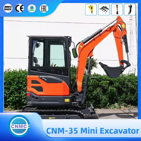 CNM-35 Mini Excavator Compact Crawler Mini Digger Multifunctional High-performance Easy to Operate F