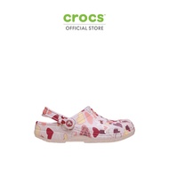 CROCS รองเท้าลำลองผู้ใหญ่ CLASSIC VALENTINE’S DAY CLOG รุ่น 209682-7CI - PINK MILK/HEARTS