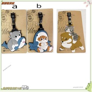 Now 24h Luggage Tag Tow Pass Boarding Shark mofusand Book Charm Name Signboard an