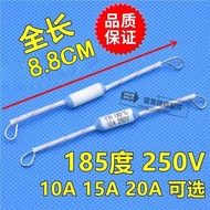10A15A Ultra-Temperature Protector Rice Cooker Ceramic Thermal Fuse 185 Degree 250V Fuse