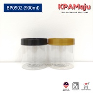 Balang BP0902 (900ml) - Balang Kuih Raya, Balang Plastik, Homemade Product, Kerepek
