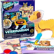 The Young Scientists Club Future Veterinarian Career Kit, 10+ Activities, Includes Interactive Learn