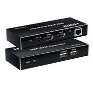 B HDMI KVM extender extension kvm over cat5e/6 cable with HDMI loop out HDMI B signal extension