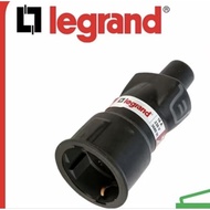 Legrand 16A IP44 Rubber Counter Plug 50197 Waterproof