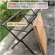 KRB plus 3 Plywood 25mm 1 Inch Night Market Foldable Table Rack Market Folding Table Stand Plywood