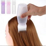 120ML Hair Dye Bottle with Applicator Brush Salon Hair Coloring Dyeing Bottle Hair Shampoo Bottle