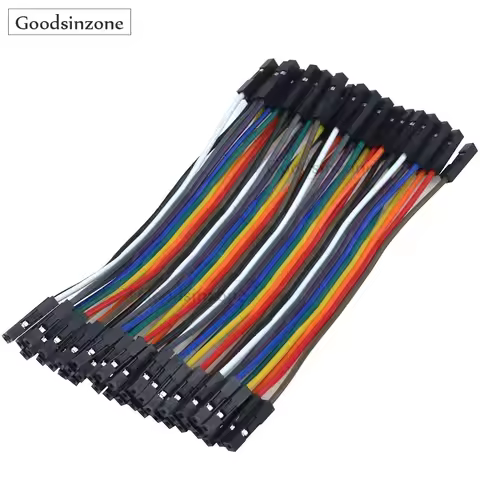 Raspberry Pi 40-Pin Female to Female Jumper Cable - 10cm / 4 inches Ribbon Wire for Raspberry Pi 5/4