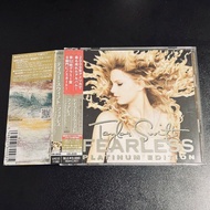 <日版白金版附側紙> Taylor Swift 原版 Fearless Platinum Edition / Love Story CD + DVD 碟近全新