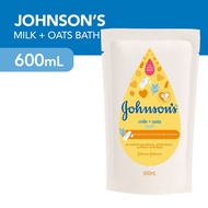 Johnson Baby Milk+Oats Bath Refill Pack 600 ML