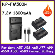 7.2V 1800mAh NP-FM500H NPFM500H Camera Battery For Sony A57 A77 A99 A550 A58 A65 A560 A580 Battery U