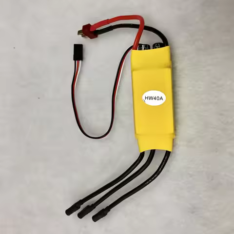 RC Quadcopter/Fixed Wing Airplane 40A Brushless ESC Motor Electric Speed Controller 2-3S Lipo for DI