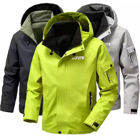 DIRTFOX Cycling Waterproof Jacket Man Motorcycle MTB Jackets Bicycle Windbreaker Mountain Bike Cloth