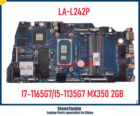 StoneTaskin LA-L242P For Dell Inspiron 15 3511 Vostro 15 3510 Laptop Motherboard I5-1135G7 I7-1165G7