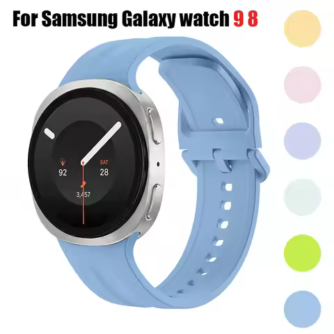 Silicone Breathable Strap For Samsung Galaxy Watch 9 8 40mm 44mm Sport Comfortable Band for Galaxy W