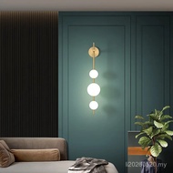 【spot】Nordic Vertical Globle Wall Lamp Sconce Light for Living Room Bedroom