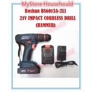 Boshun BS6013A-2LI# 21V IMPACT CORDLESS DRILL(HAMMER)