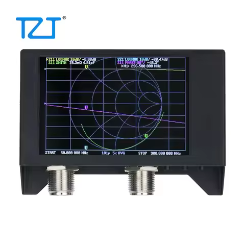 TZT 50KHz-3GHz/900MHz 4/2.8/3.2 In Screen Vector Network Analyzer Meter Antenna Analyzer SAA-2N Nano
