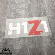 TLP Hollow Car Sticker STEAM Game H1Z1 Corpse Flu Horror Zombie Survival Battle Royale Logo Sticker
