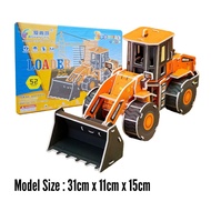 3D Construction Puzzle | Construction Vehicle Puzzle - PAZEL - DIY - Creative Toys